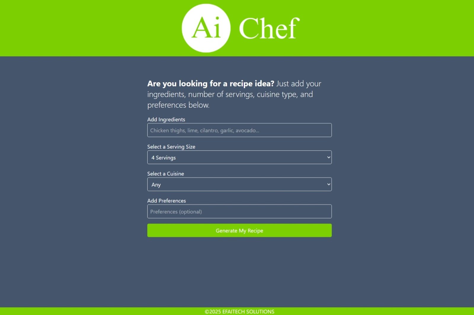 AI Chef